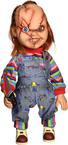 Mezco Toyz Child's Play Talking Mega Scale Chucky Action Figure, 15"